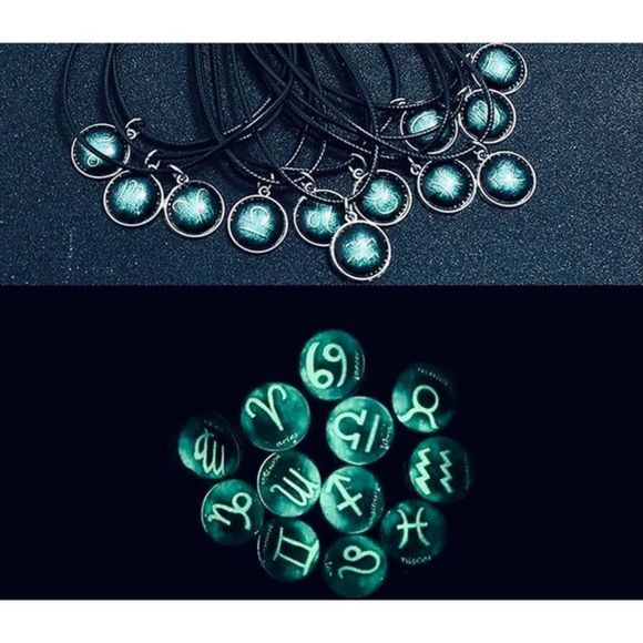 Scorpio glow in THE DARK ZODIAC HOROSCOPE STAR SIGN NECKLACE - Picture 11 of 14